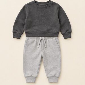 Charcoal Sweatshirt and Joggers Set